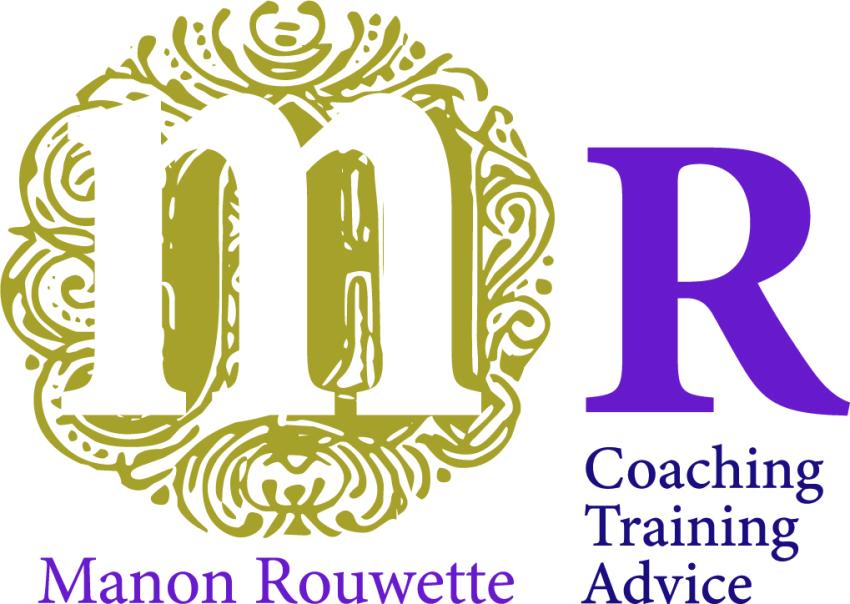 Logo Manon Rouwette, MR Coaching Training Advice
