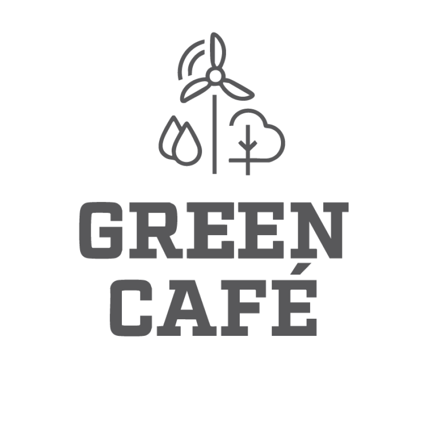 Green cafe logo