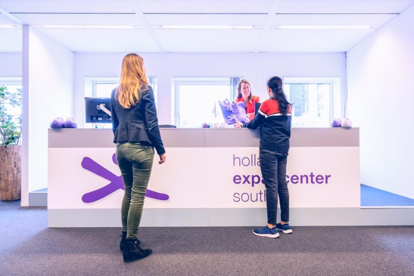 Photo of welcome desk at Holland Expat Center South