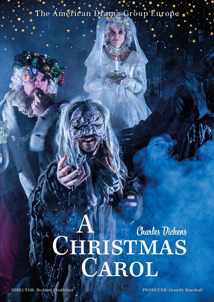 Poster for a performance of A Christmas Carol