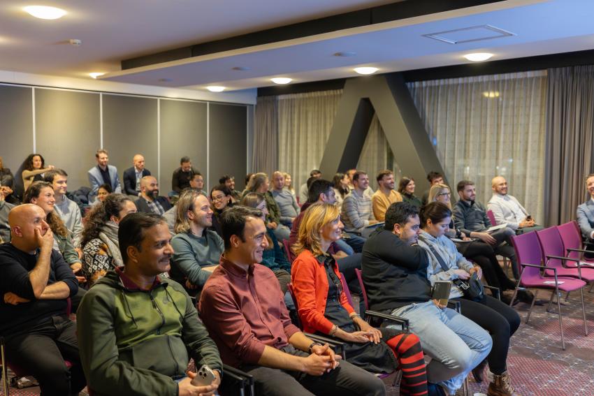 Audience at an event