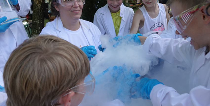 A science experiment