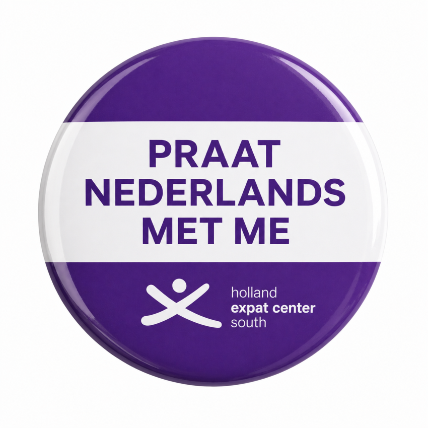 Praat Nederlands Met Me button
