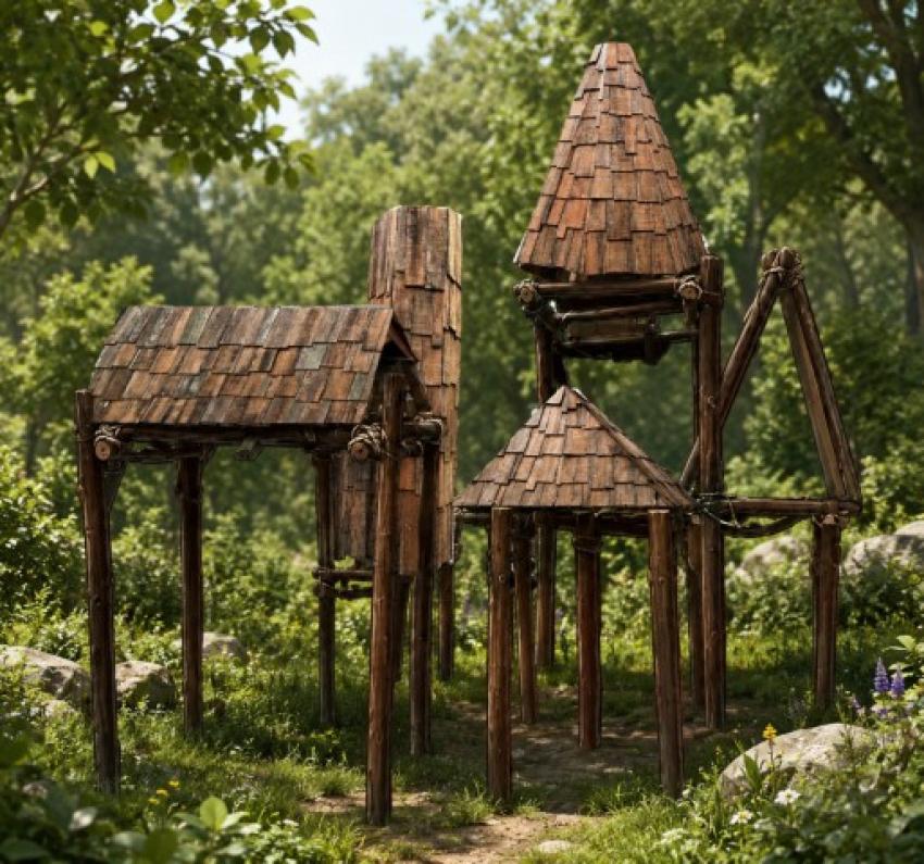 One of the exhibits at Kunstmullen