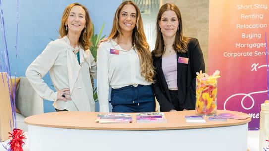 Expat Housing Solutions stand, klik voor een vergroting