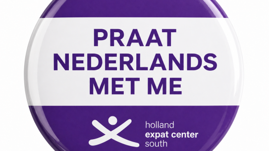 Praat Nederlands Met Me button, klik voor een vergroting