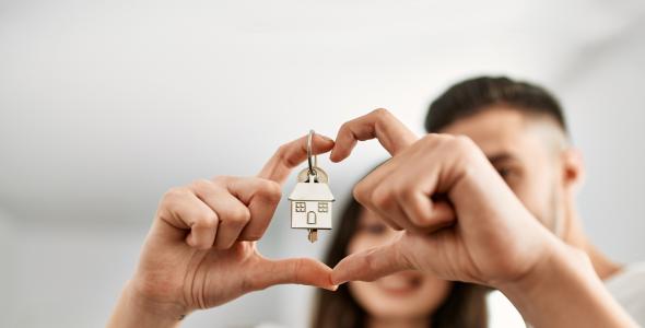 Image of a house keyring