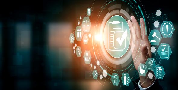 Image of checklists and various icons