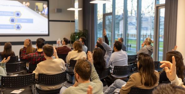 Image of people at a presentation