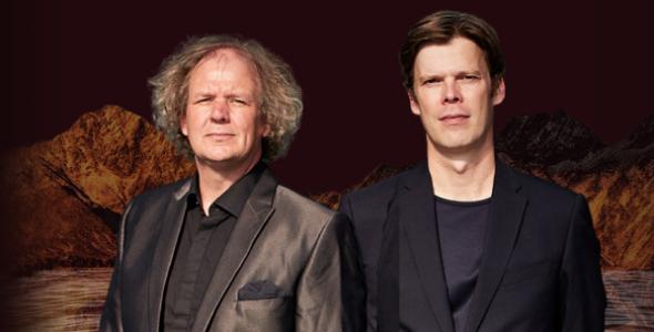 Photo of cellist Joachim Eijlander and pianist Jeroen van Veen