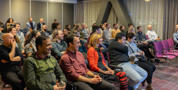 Audience at an event
