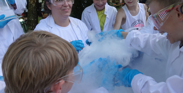 A science experiment