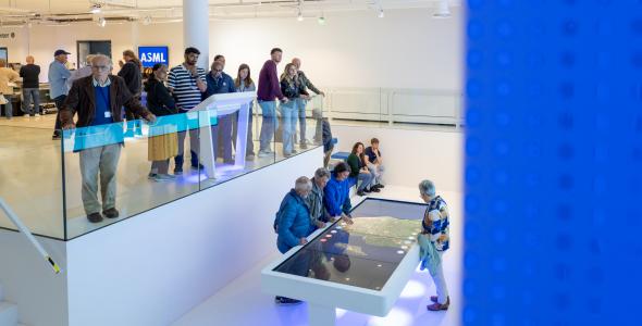 Inside the ASML building