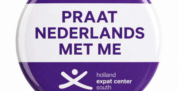 Praat Nederlands Met Me button